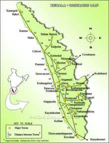 Kerala map