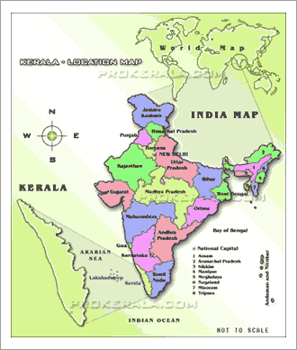 Kerala map