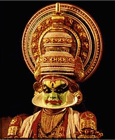 A Kathakali artist - Kathakali was an important medium of expression of literature, till the end of the eighteenth century