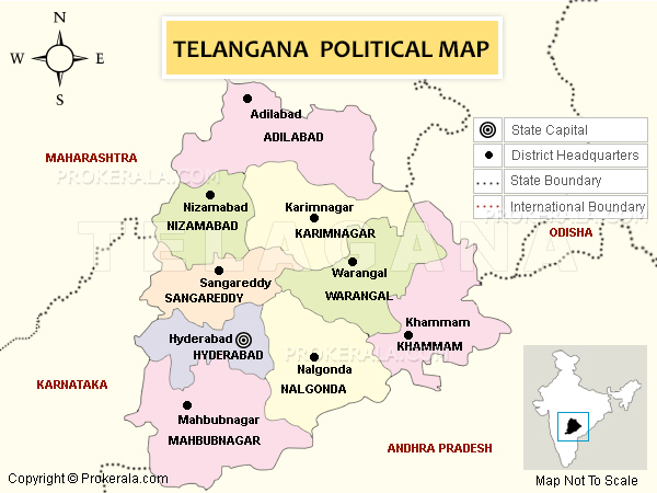 Telangana State Map