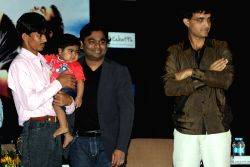A.R. Rahman shares a charity stage in Kolkata on 14th Oct 09 he is at a press conferance on 13oct.