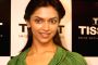 Bollywood actress Deepika Padukone at the inauguration of "Tissot" boutique at Connaught Place, in New Delhi on Thursday.