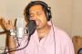 Singer Shankar Mahadevan during song recording of an upcoming movie "Mirch".