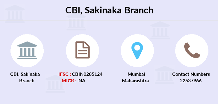 CBI Sakinaka IFSC Code CBIN0285124