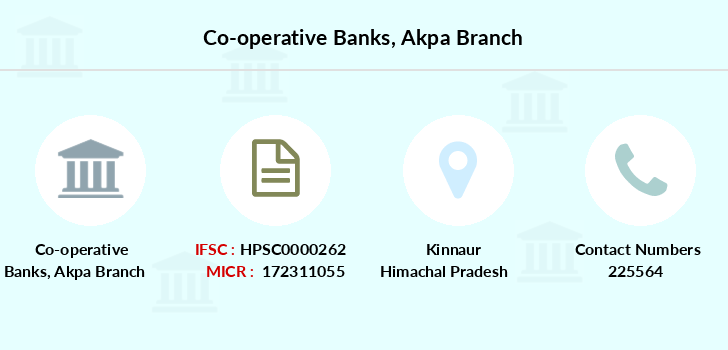 Co-operative Banks Akpa IFSC Code HPSC0000262