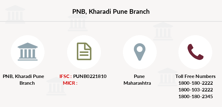 PNB Kharadi Pune IFSC Code PUNB0221810