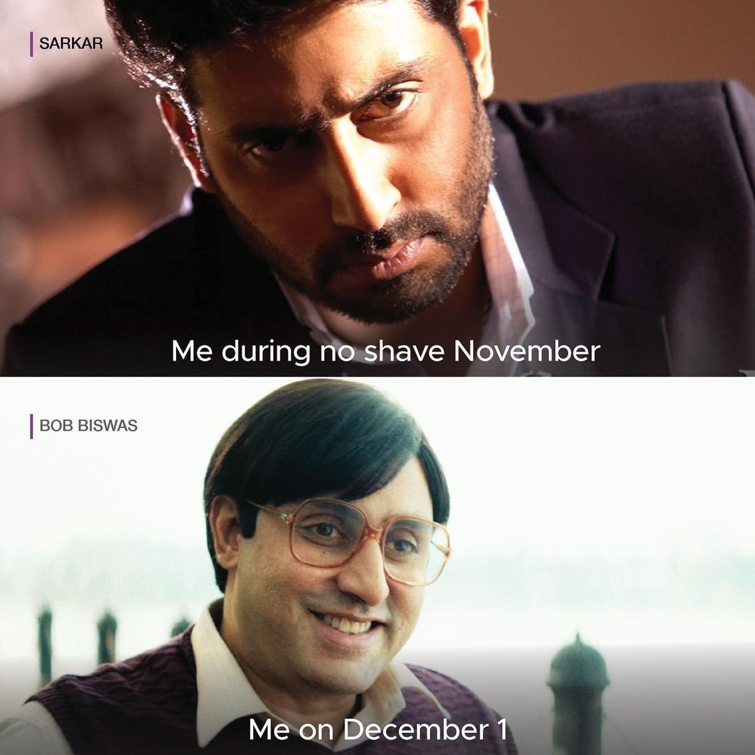 Abhishek Bachchan shares meme about his look in Bob Biswas, fans say, 'what a transformation' - Vimarsana News