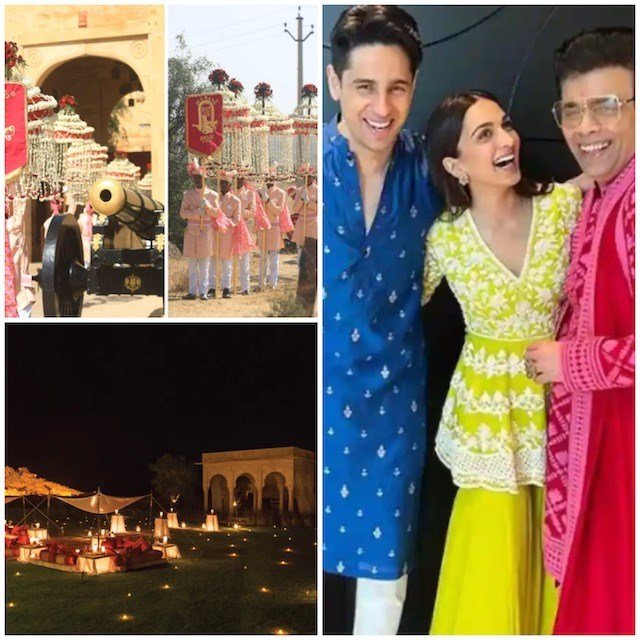 After mehndi and sangeet ceremony, Sidharth and Kiara will take the phera's today - Vimarsana News