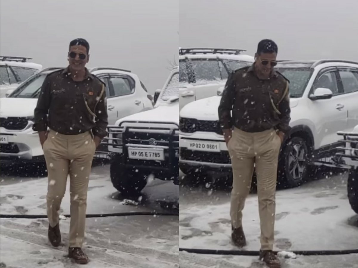 Akshay Kumar shoots in Mussoorie's snowfall, says no place like it: 'You're a dream' - Vimarsana News
