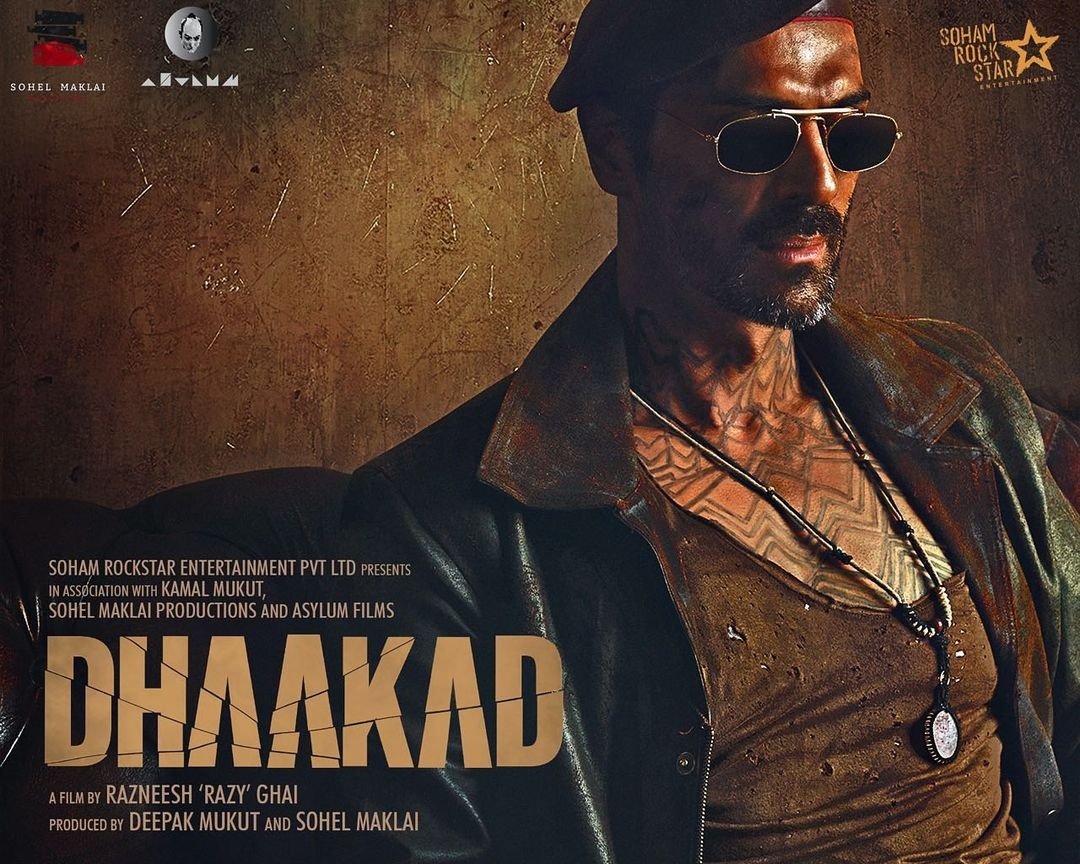Arjun Rampal reveals his first look from Dhaakad: Dangerous, deadly and cool! - Vimarsana News