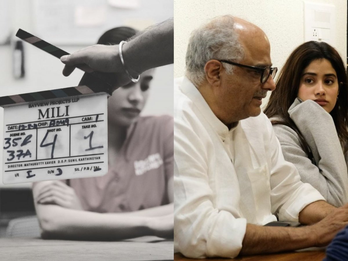 Janhvi Kapoor wraps up Mili shoot, thanks dad Boney Kapoor for the inspiring journey - Vimarsana News