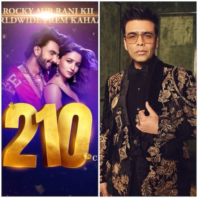 Karan Johar pens a heartfelt note as Rocky aur Rani Kii Prem Kahaani enter 200 crore club - Vimarsana News