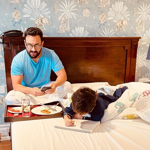 Kareena Kapoor clicks pic of Saif Ali Khan and Taimur's activities in bed, Kangana Ranaut reacts - Vimarsana News