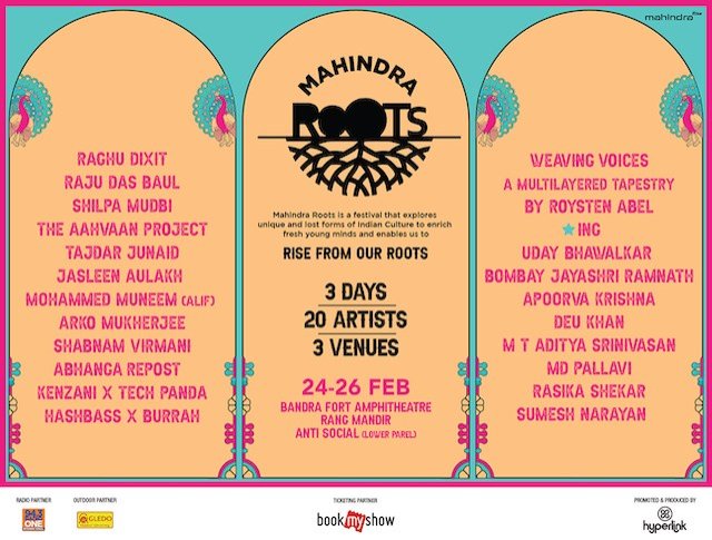 'Mahindra Roots Festival' has a phenomenal line-up of artists - Vimarsana News
