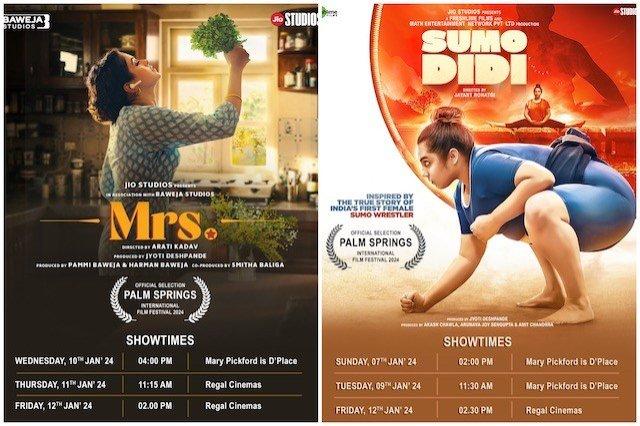 Mrs and Sumo Didi heads to Palm Springs International Film Festival - Vimarsana News