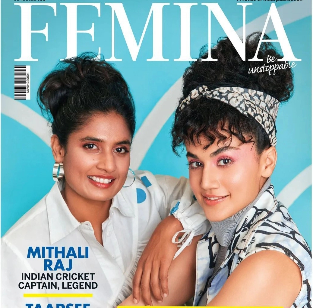 Taapsee Pannu and Mithali Raj oozes glam on the cover of Femina - Vimarsana News