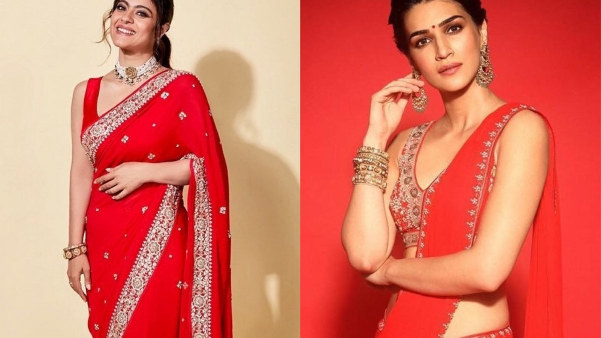 Love Red Sarees? Kajol, Kriti Sanon 