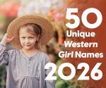 50 Western Girl Names With Meanings