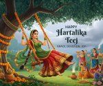 Thoughtful greetings to celebrate marital happiness and commitment for Harthalika 2026