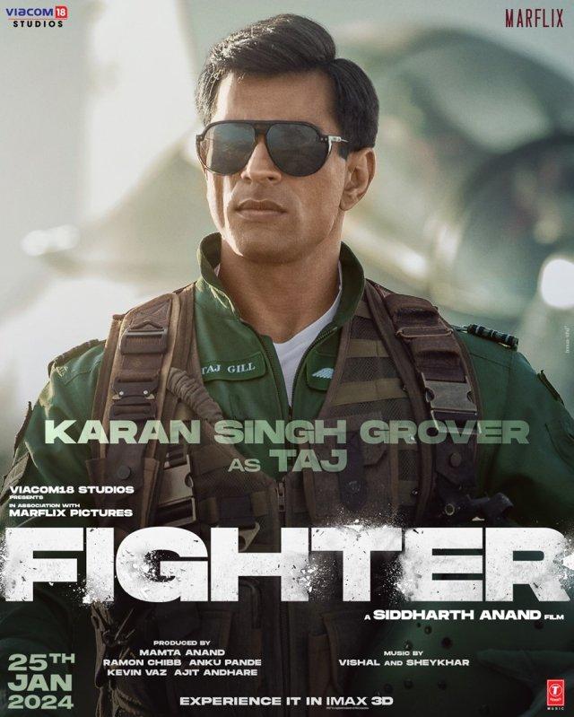 Karan Singh Grover as Sartaj Gill in Fighter - Vimarsana News