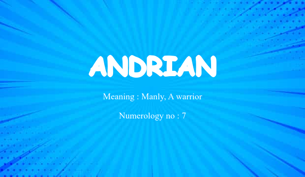 Andrian Name Meaning