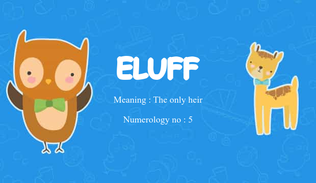 Eluff Name Meaning