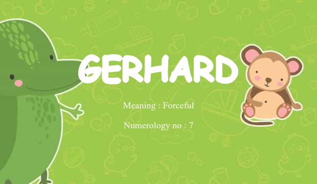Gerhard Name Meaning