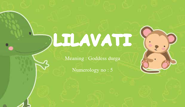 Lilavati Name Meaning