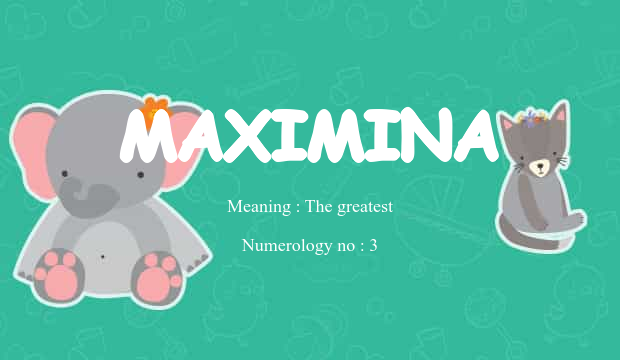 Maximina Name Meaning