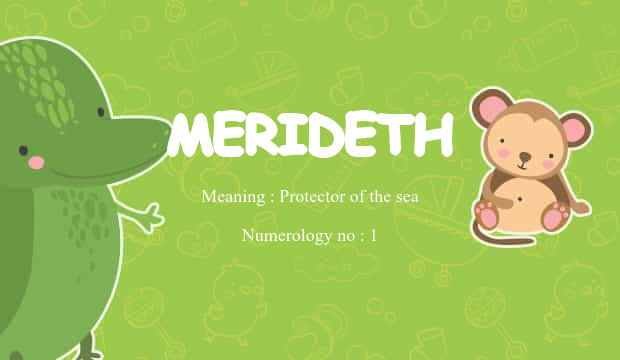 Meridette Merideth Name Meaning