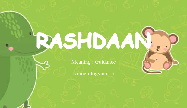 Rashdaan Name Meaning