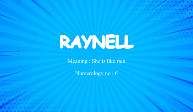 Raynell Name Meaning