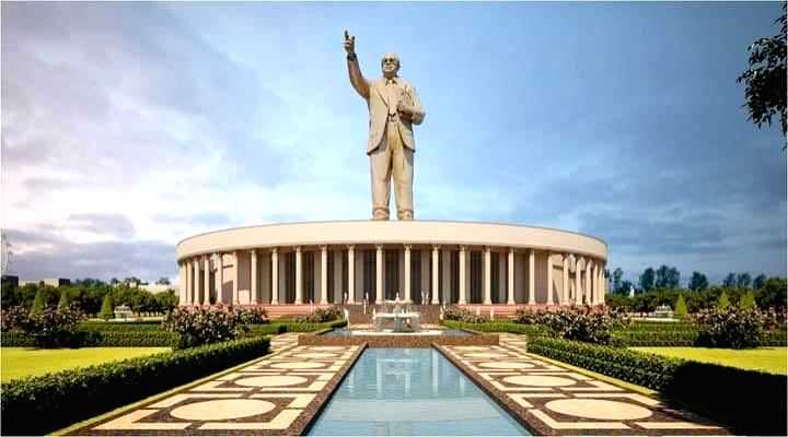 125-feet statue of Dr Ambedkar in Hyderabad by year-end - Vimarsana News