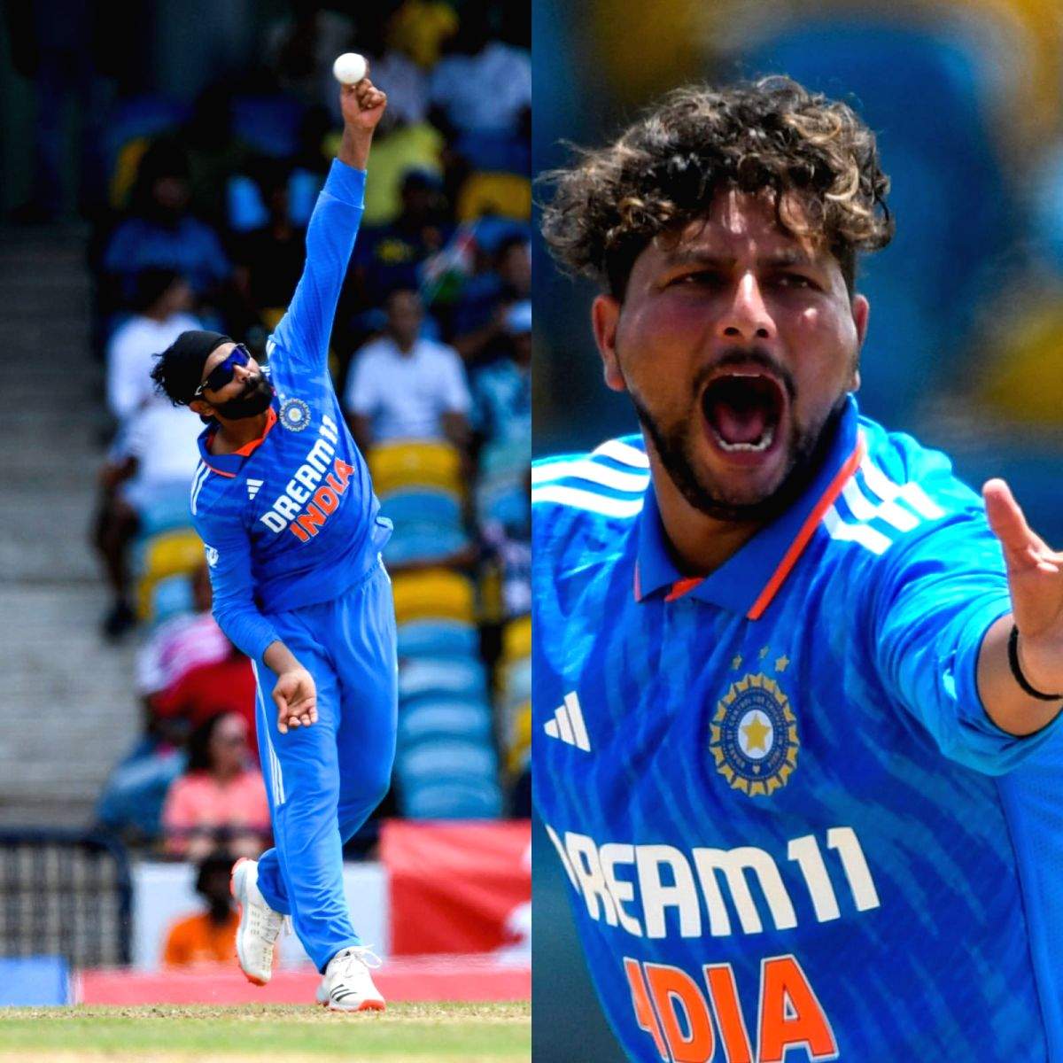 1st ODI: Kuldeep, Jadeja star as India bowl out West Indies for 114 - Vimarsana News