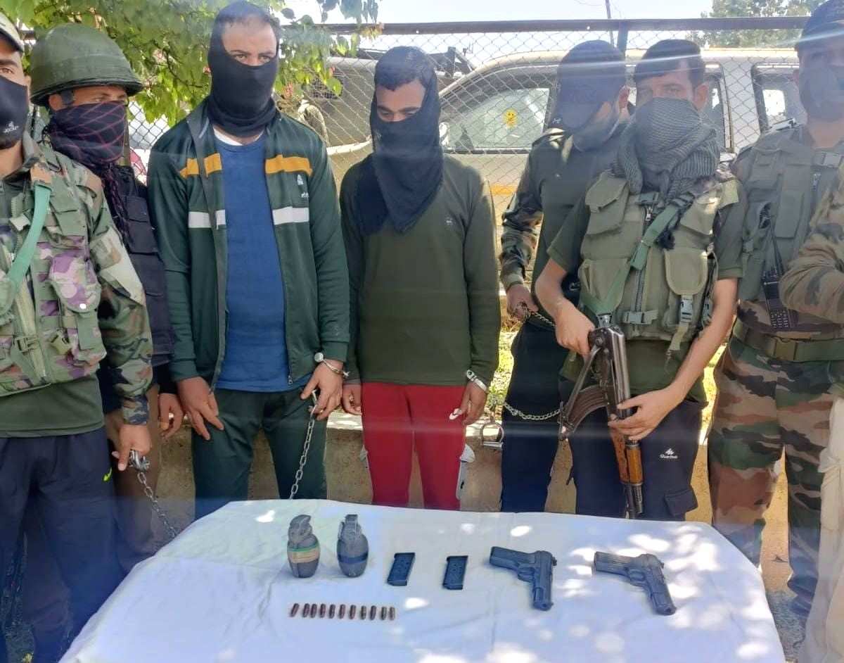 2 hybrid terrorists of JeM arrested from J&K's Baramulla - Vimarsana News
