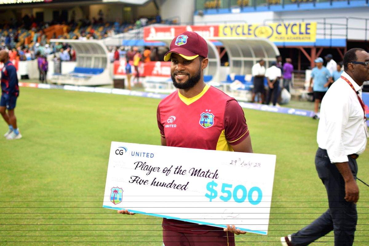 2nd ODI: Bowlers, Hope help West Indies beat India by six wickets, level series 1-1 - Vimarsana News