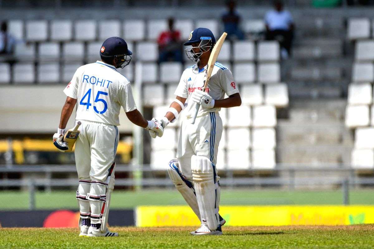 2nd Test, Day 1: Rohit, Yashasvi slam fifties; take India to 121/0 at lunch against West Indies - Vimarsana News