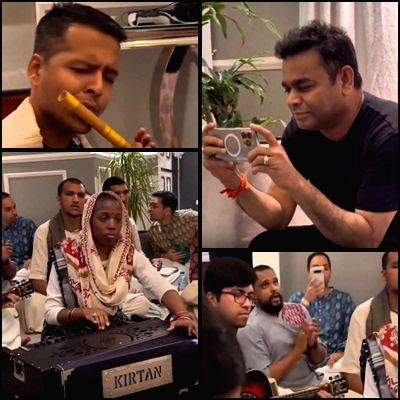 A. R Rahman hosts kirtan at his Dubai residence - Vimarsana News