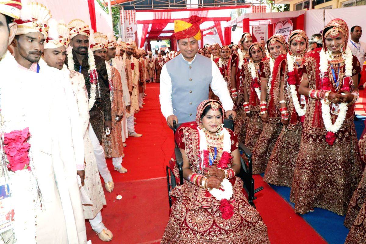 Unique mass wedding ceremony with message of "Jal Hi Jeevan" in Raj - Vimarsana News