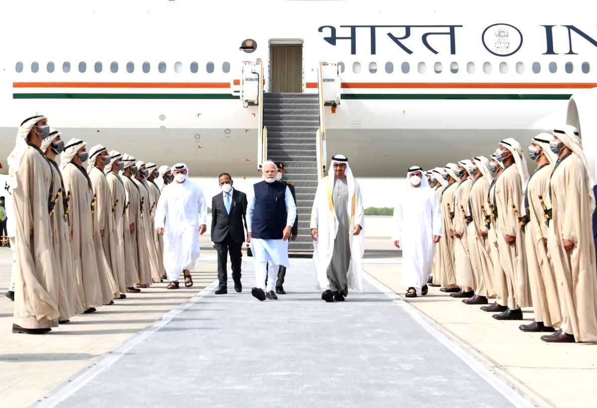 PM Modi visits Abu Dhabi, received and seen off by UAE ruler - Vimarsana News