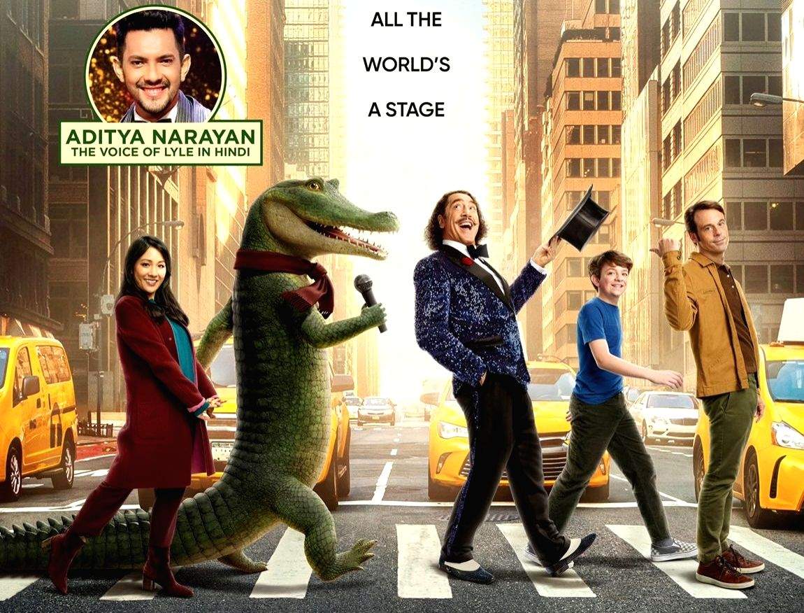 Aditya Narayan had to make his voice thinner, younger for 'Lyle, Lyle, Crocodile' - Vimarsana News