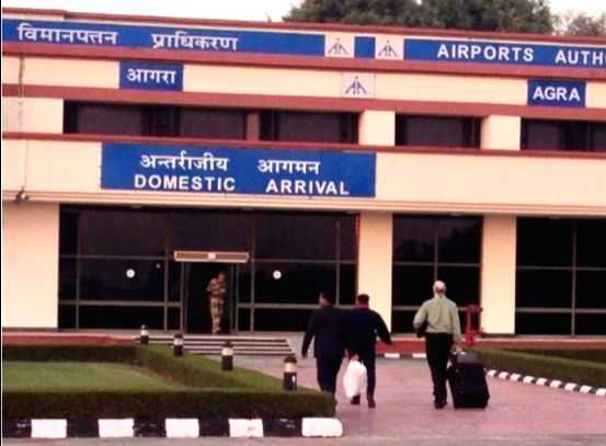 Agra airport terminal building work halted again - Vimarsana News
