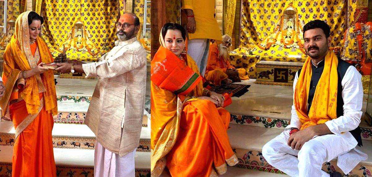 Ahead of 'Tejas' release, Kangana visits Ram Mandir in Ayodhya; says 'I am blessed' - Vimarsana News