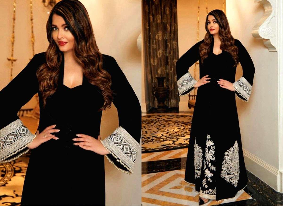 Aishwarya Rai trolled for her pictures in black outfit; fans say 'too much photoshopped' - Vimarsana News