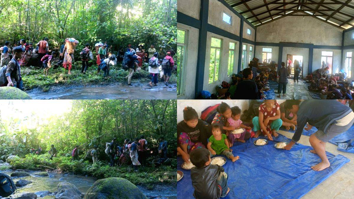 Trekked 50 km, slept in forests, starved: How B'deshi tribals found refuge in Mizoram - Vimarsana News