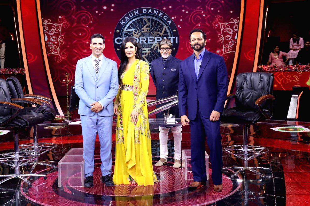 Akshay, Katrina, Rohit Shetty on Diwali special episode of 'KBC 13' - Vimarsana News