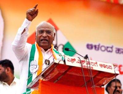 If you won't vote for Cong, Yogi's bulldozer will come to haunt K'taka: Kharge - Vimarsana News