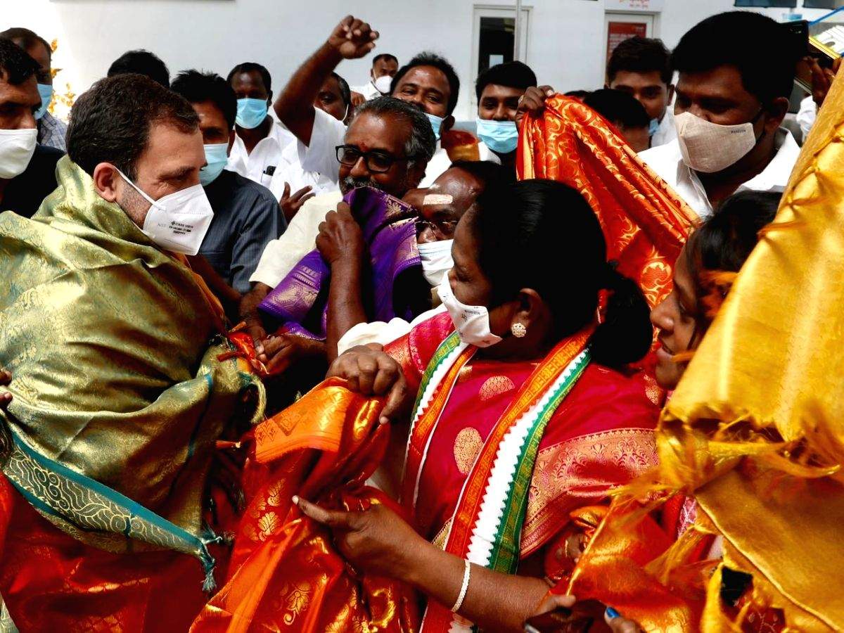Amid political crisis, Rahul Gandhi lands in Puducherry - Vimarsana News