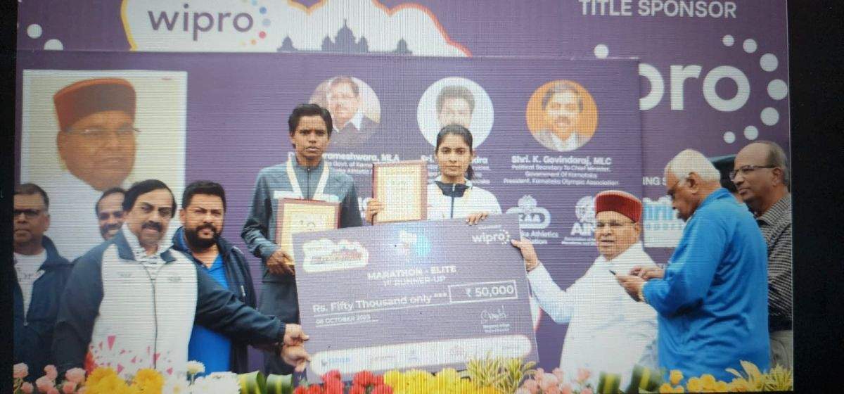 Anish Thapa, Jyoti Gawate crown Bengaluru Marathon 2023 champions - Vimarsana News