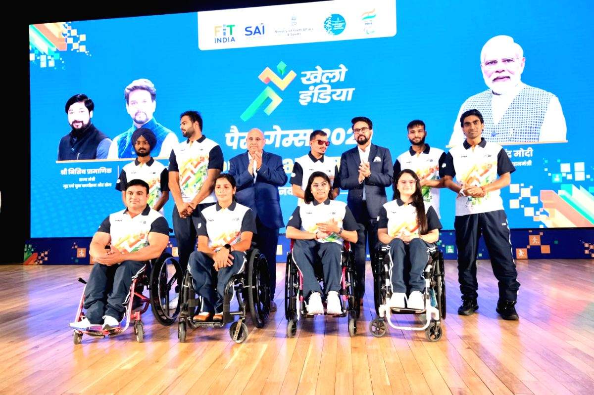Anurag Thakur launches Khelo India Para Games 2023 mascot - Vimarsana News